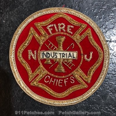 Industrial Fire Chiefs Patch (New Jersey) (Bullion)
Picture By: PatchGallery.com
Keywords: department dept.