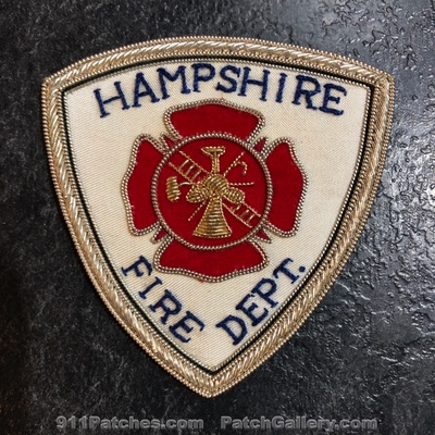 Hampshire Fire Department Patch (Illinois) (Bullion)
Picture By: PatchGallery.com
Keywords: dept.