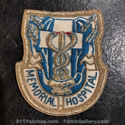 Memorial Hospital Patch (UNKNOWN STATE) (Bullion)
Picture By: PatchGallery.com

