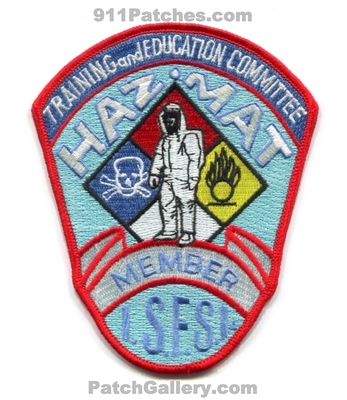 International Society of Fire Service Instructors ISFSI HazMat Member Patch (Virginia)
Scan By: PatchGallery.com
Keywords: haz-mat hazardous materials training and education committee