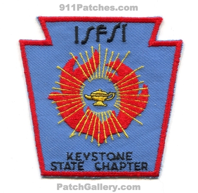 International Society of Fire Service Instructors ISFSI Keystone State Chapter Patch (Pennsylvania)
Scan By: PatchGallery.com
