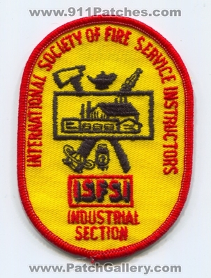 International Society of Fire Service Instructors ISFSI Industrial Section Patch (Virginia)
Scan By: PatchGallery.com
Keywords: i.s.f.s.i.