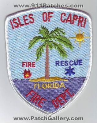 Isles of Capri Fire Department Rescue (Florida)
Thanks to Dave Slade for this scan.
Keywords: dept.