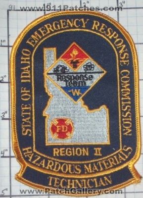 State of Idaho Emergency Response Commission Hazardous Materials Technician (Idaho)
Thanks to swmpside for this picture.
Keywords: team ert region ii 2 fd fire department dept.