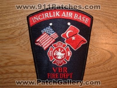 Incirlik Air Base Vinnell Brown and Root VBR Fire Department (Turkey)
Picture By: PatchGallery.com
Keywords: dept.
