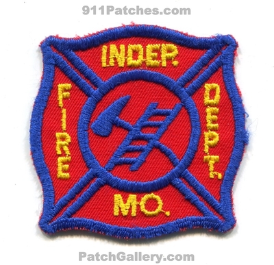 Independence Fire Department Patch (Missouri)
Scan By: PatchGallery.com
Keywords: indep. dept.