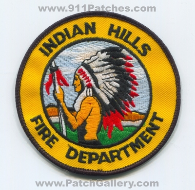 Indian Hills Fire Department Patch (Colorado)
[b]Scan From: Our Collection[/b]
Keywords: dept.