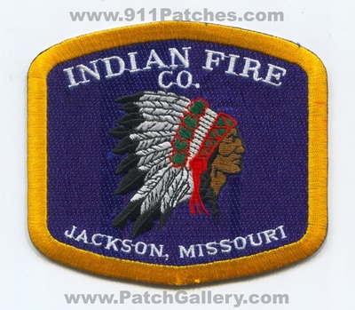 Indian Fire Company Jackson Patch (MIssouri)
Scan By: PatchGallery.com
Keywords: co. department dept.