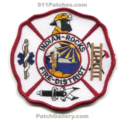 Indian Rocks Fire District Patch (Florida)
Scan By: PatchGallery.com
Keywords: dist. department dept.