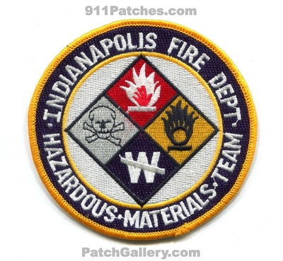 Indianapolis Fire Department Hazardous Materials Team Patch (Indiana)
Scan By: PatchGallery.com
Keywords: hazmat haz-mat hmt