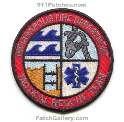 Indianapolis Fire Department Tactical Rescue Team Patch (Indiana)
Scan By: PatchGallery.com
Keywords: dept. technical trt