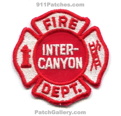 Inter-Canyon Fire Department Patch (Colorado)
[b]Scan From: Our Collection[/b]
Keywords: intercanyon dept.