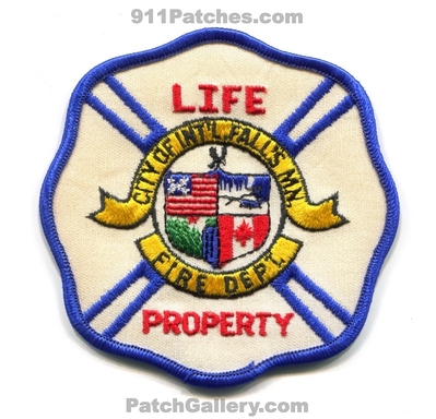 International Falls Fire Department Patch (Minnesota)
Scan By: PatchGallery.com
Keywords: city of intl. dept. life property