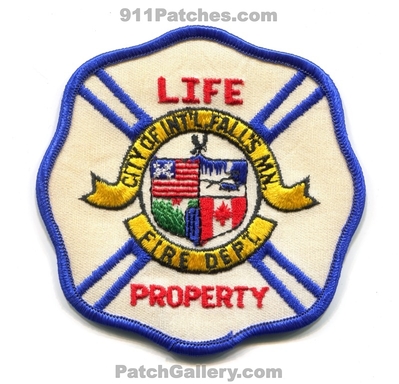 International Falls Fire Department Patch (Minnesota)
Scan By: PatchGallery.com
Keywords: city of intl. dept. life property