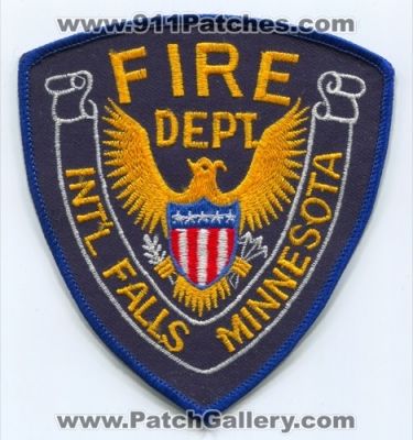 International Falls Fire Department (Minnesota)
Scan By: PatchGallery.com
Keywords: intl. dept.