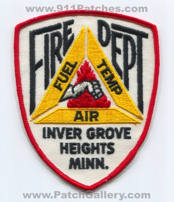 Inver Grove Heights Fire Department Patch (Minnesota)
Scan By: PatchGallery.com
Keywords: dept. minn. fuel temp air