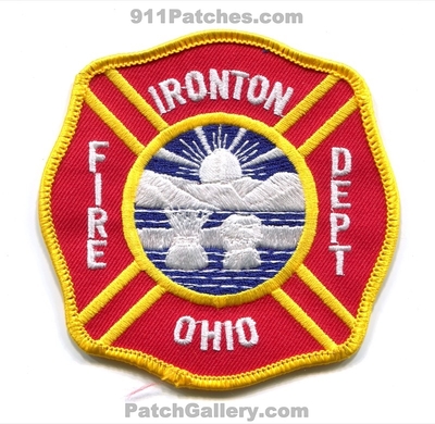 Ironton Fire Department Patch (Ohio)
Scan By: PatchGallery.com
Keywords: dept.