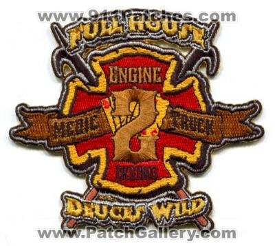 Irving Fire Department Station 2 Patch (Texas)
Scan By: PatchGallery.com
Keywords: dept. company co. engine truck medic full house deuces wild