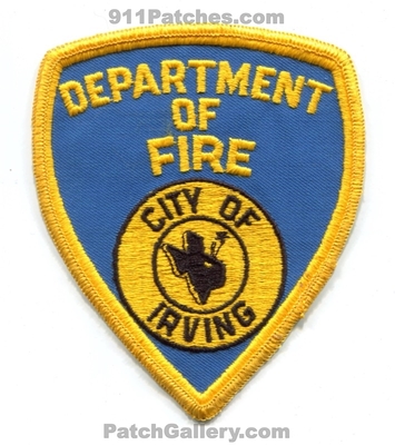 Irving Fire Department Patch (Texas)
Scan By: PatchGallery.com
Keywords: dept.
