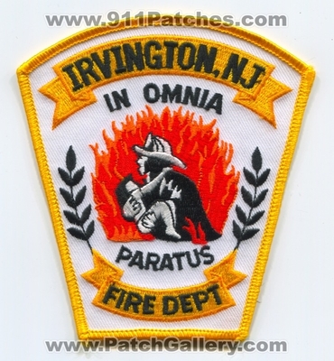 Irvington Fire Department Patch (New Jersey)
Scan By: PatchGallery.com
Keywords: dept. nj in omnia paratus