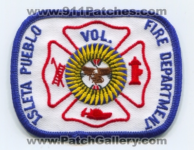 Isleta Pueblo Volunteer Fire Department Patch (New Mexico)
Scan By: PatchGallery.com
Keywords: vol. dept. of indian tribe tribal