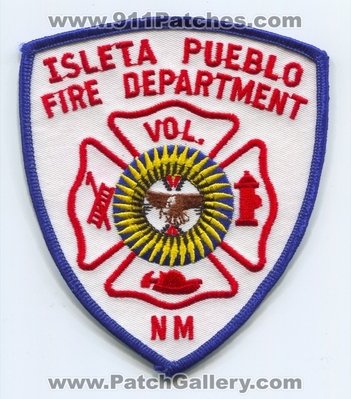 Isleta Pueblo Volunteer Fire Department Patch (New Mexico)
Scan By: PatchGallery.com
Keywords: vol. dept. nm of indian tribe tribal