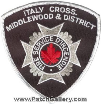 Italy Cross Middlewood & District Fire Service (Canada NS)
Thanks to zwpatch.ca for this scan.
Keywords: and