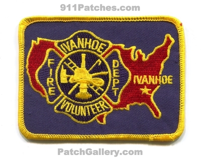 Ivanhoe Volunteer Fire Department Patch (Virginia)
Scan By: PatchGallery.com
Keywords: vol. dept.
