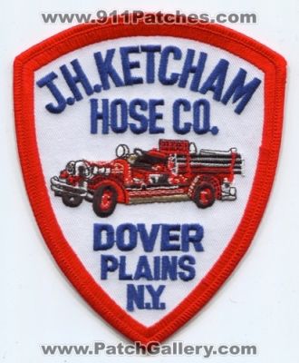 JH Ketcham Hose Company Dover Plains Fire Department Patch (New York)
Scan By: PatchGallery.com
Keywords: dept. j.h. co. n.y. ny