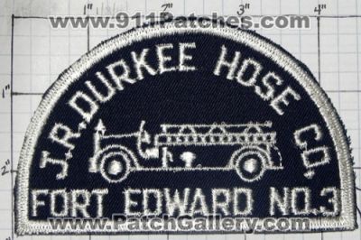 JR Durkee Fire Department Hose Company Fort Edward Number 3 (New York)
Thanks to swmpside for this picture.
Keywords: j.r. co. dept. no. ft. #3