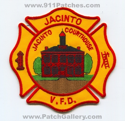 Jacinto Volunteer Fire Department Patch (Mississippi)
Scan By: PatchGallery.com
Keywords: vol. dept. vfd v.f.d. courthouse
