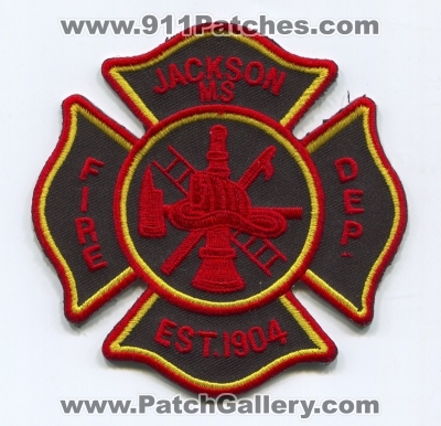 Jackson Fire Department Patch (Mississippi)
Scan By: PatchGallery.com
Keywords: dept. ms