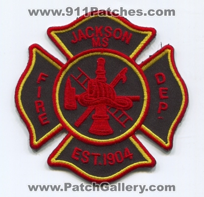 Jackson Fire Department Patch (Mississippi)
Scan By: PatchGallery.com
Keywords: dept. ms