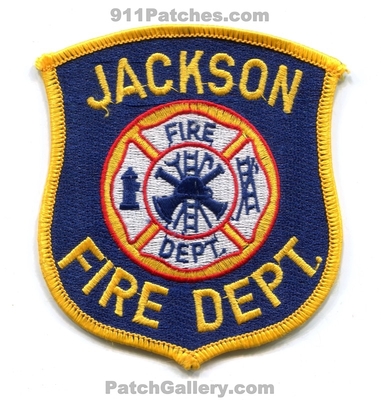 Jackson Fire Department Patch (Michigan)
Scan By: PatchGallery.com
Keywords: dept.
