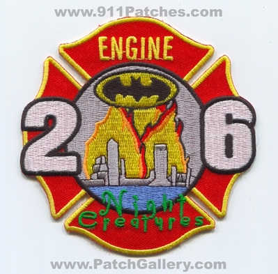 Jacksonville Fire and Rescue Department Engine 26 Patch (Florida)
Scan By: PatchGallery.com
Keywords: jfrd & dept. company co. station night creatures batman