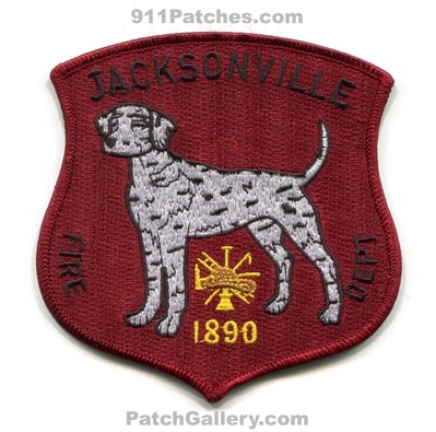 Jacksonville Fire Department Patch (Ohio)
Scan By: PatchGallery.com
[b]Patch Made By: 911Patches.com[/b]
Keywords: dept. 1890 dalmation dog