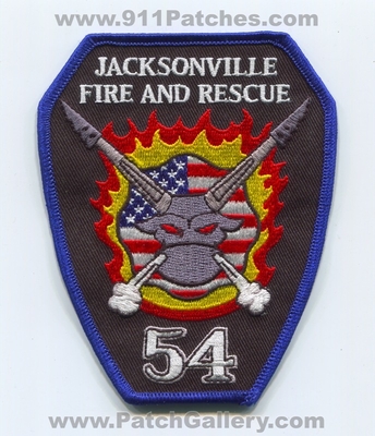 Jacksonville Fire and Rescue Department Station 54 Patch (Florida)
Scan By: PatchGallery.com
Keywords: & Dept. JFRD J.F.R.D. Company Co.