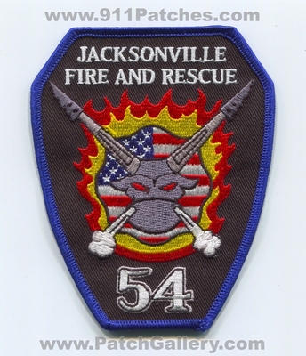 Jacksonville Fire and Rescue Department Station 54 Patch (Florida)
Scan By: PatchGallery.com
Keywords: & Dept. JFRD J.F.R.D. Company Co.