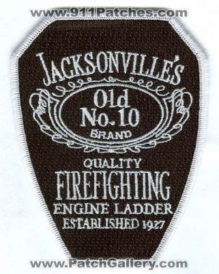 Jacksonville Fire and Rescue Department Station 10 (Florida)
Scan By: PatchGallery.com
Keywords: jfrd & dept. company engine ladder jacksonville's jacksonvilles old no. number #10 brand quality firefighting