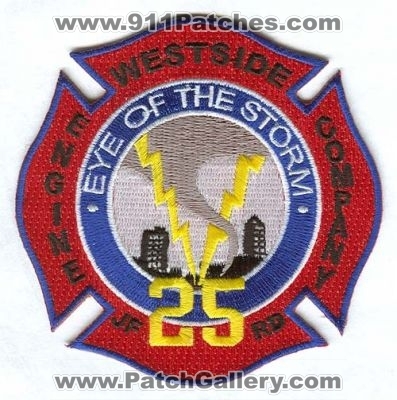 Jacksonville Fire and Rescue Department Station 25 (Florida)
Scan By: PatchGallery.com
Keywords: jfrd & dept. company engine westside eye of the storm