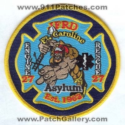 Jacksonville Fire and Rescue Department Station 27 (Florida)
Scan By: PatchGallery.com
Keywords: jfrd & dept. company engine rescue fort ft. caroline asylum