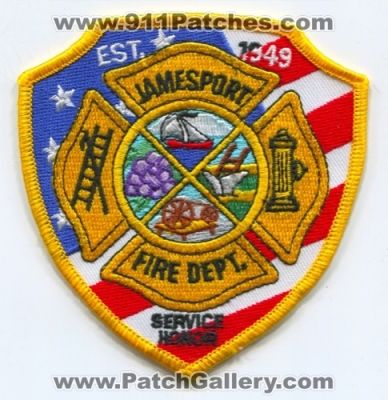 Jamesport Fire Department (New York)
Scan By: PatchGallery.com
Keywords: dept. service honor