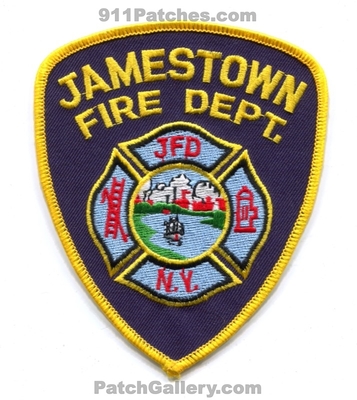 Jamestown Fire Department Patch (New York)
Scan By: PatchGallery.com
Keywords: dept. jfd