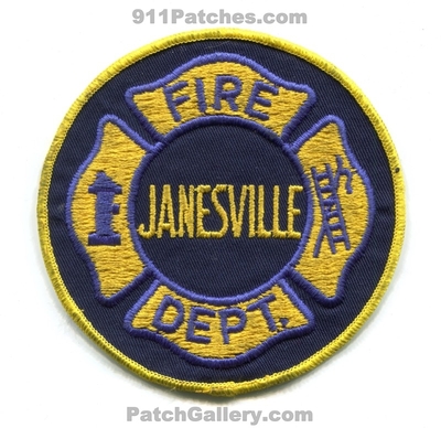Janesville Fire Department Patch (Wisconsin)
Scan By: PatchGallery.com
Keywords: dept.