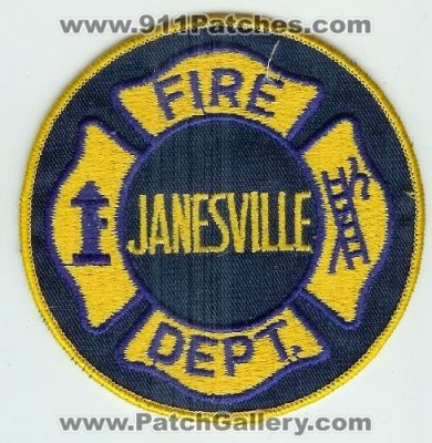 Janesville Fire Department (Wisconsin)
Thanks to Mark C Barilovich for this scan.
Keywords: dept.