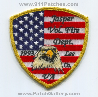 Jasper Volunteer Fire Department Lee County Patch (Virginia)
Scan By: PatchGallery.com
Keywords: vol. dept. co. va 1993