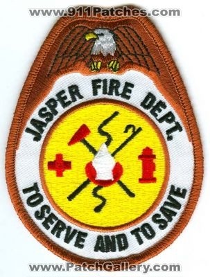 Jasper Fire Dept Patch (Indiana)
[b]Scan From: Our Collection[/b]
Keywords: department