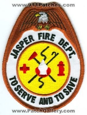 Jasper Fire Dept Patch (Indiana)
[b]Scan From: Our Collection[/b]
Keywords: department