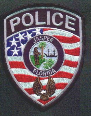 Jasper Police
Thanks to EmblemAndPatchSales.com for this scan.
Keywords: florida