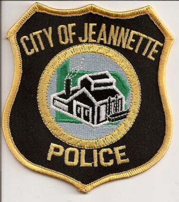 Jeannette Police
Thanks to EmblemAndPatchSales.com for this scan.
Keywords: pennsylvania city of